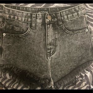 Pretty Little Thing Distressed Shorts
